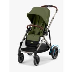 Cybex e-GAZELLE S Klapvogn, Taupe/Moss Green