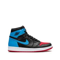 Jordan - Air Jordan 1 höga sneakers - dam - läder/polyester/gummi - 7.5 - Svart