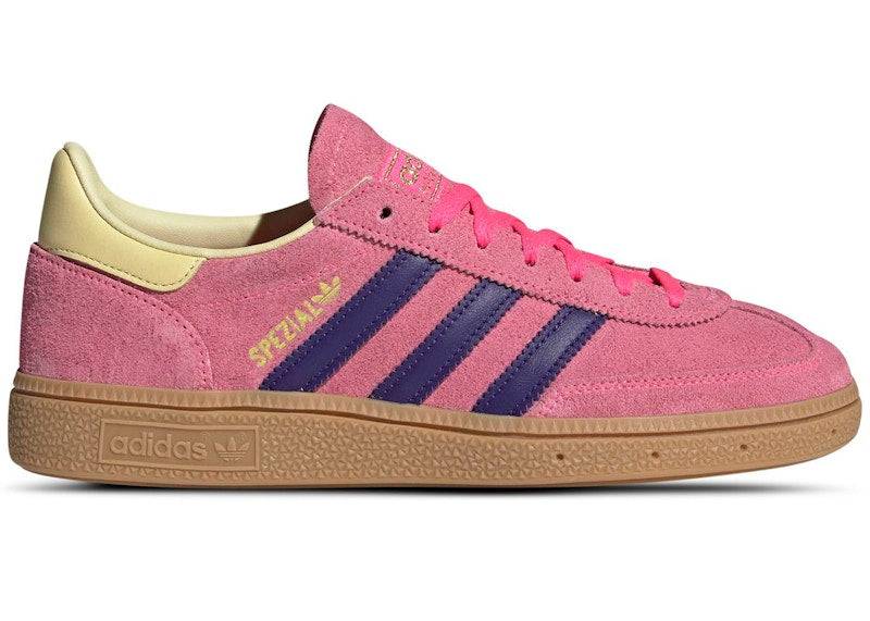 adidas Handball Spezial Lucid Pink Collegiate Purple Almost Yellow (Women's) - 39 1/3 - 39 1/3