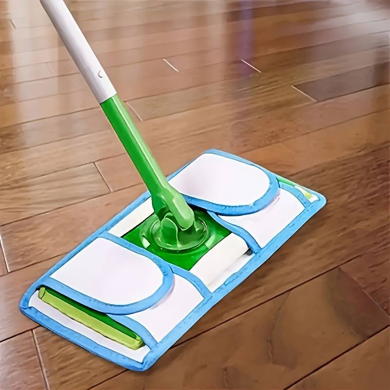 1 Microfiber Mop Replacement Pad, Flat Floor Mop Cloth, Washable And Durable Replacement Mop Pad, High Dirt Absorption Rate, Suitable For Dry And Wet Use, Easy To Clean, Cleaning Supplies
