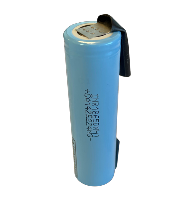 LG INR18650 MH1 3,7 volt litiumjonbatteri 3100mAh med lödflik