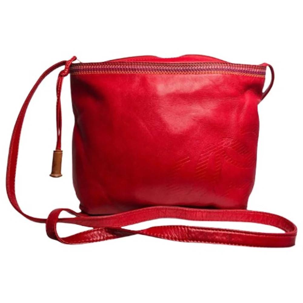 Loewe Pre-owned Pre-owned Læder Crossbody Taske - Vintage - Dame - Rød - ONE SIZE - Læder
