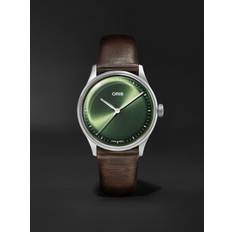 Oris - Artelier S Automatic 38mm Stainless Steel and Leather Watch, Ref. No. 01 733 7762 4057-07 5 20 70FC - Men - Green
