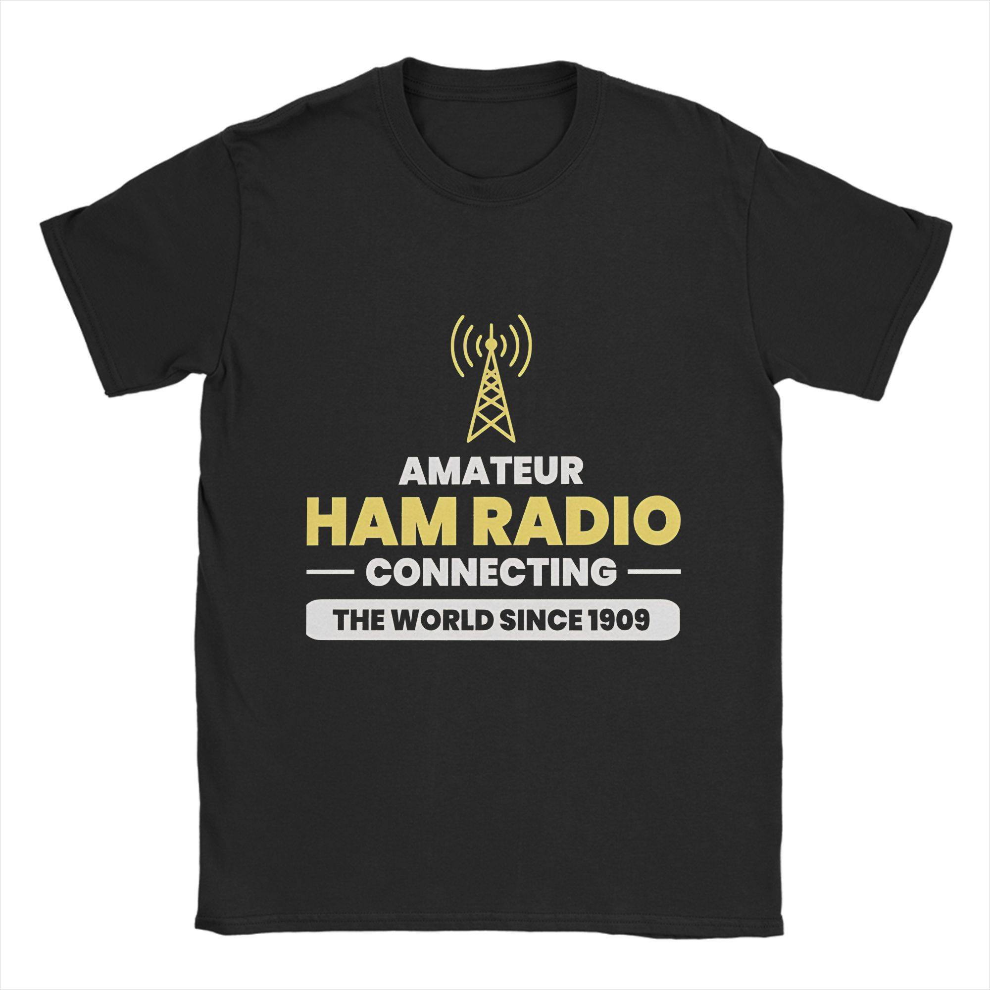 Amatör Amatörradio T-shirt Sommar Ren Bomull T-shirts För Män Nyhet Casual T-shirt Kortärmad Y2K Retro Toppar - Herr Sommar... cm