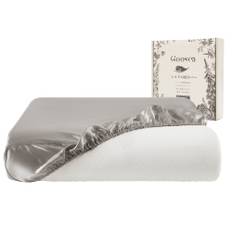 GOOSEA Silk Pillow Cover Design Elastic cord 22 momme 6A class silk silk on one side Silk pillow case Washable Reduces sleeping habits Antibacterial