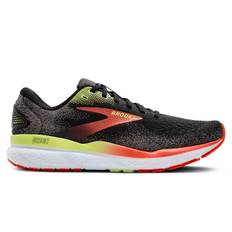 Brooks Ghost 16 Mens | Black/mandarin Red/green - Black / Wide / 13