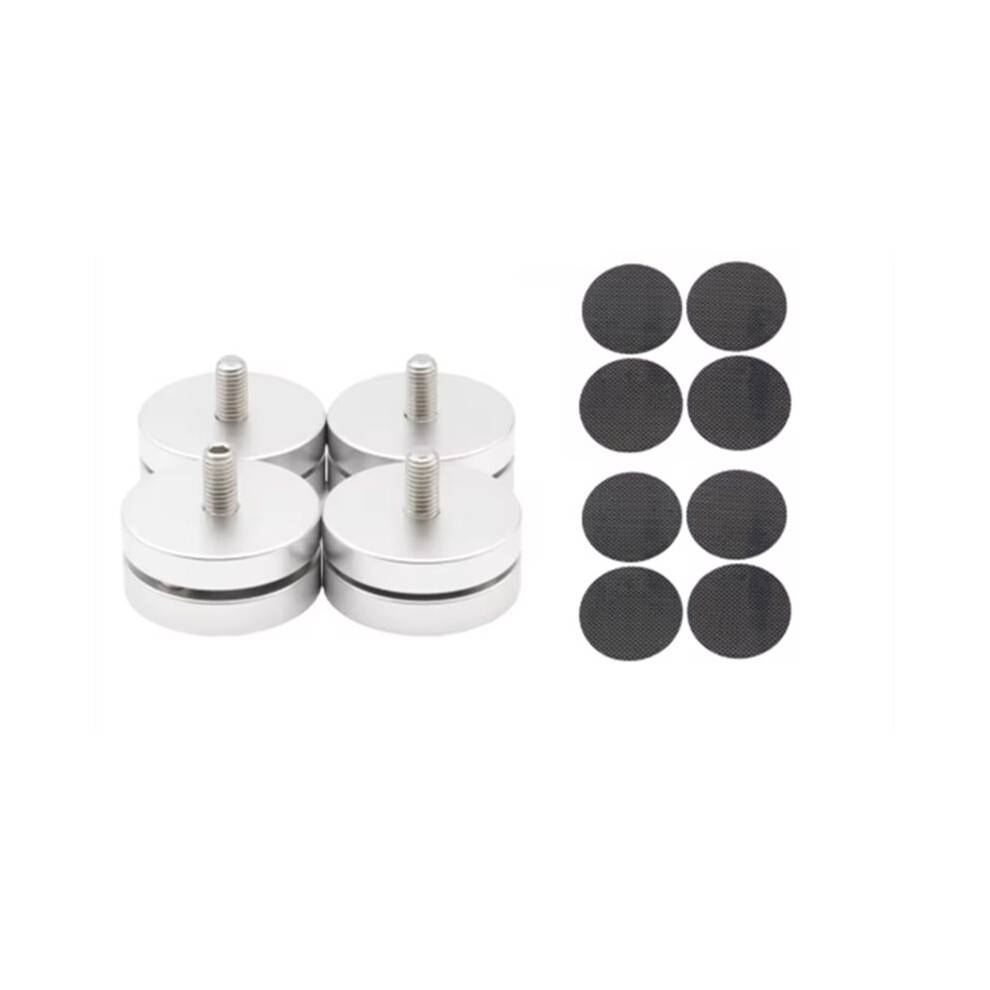 4pcs 45mm M8 Aluminum Alloy Foot Pads for Audio Amplifier CD DAC Speaker Bass Foot Pads High Fidelity B