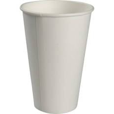 Papbæger 11,7cm Ø8,13cm 30cl pap/PE 12 oz hvid