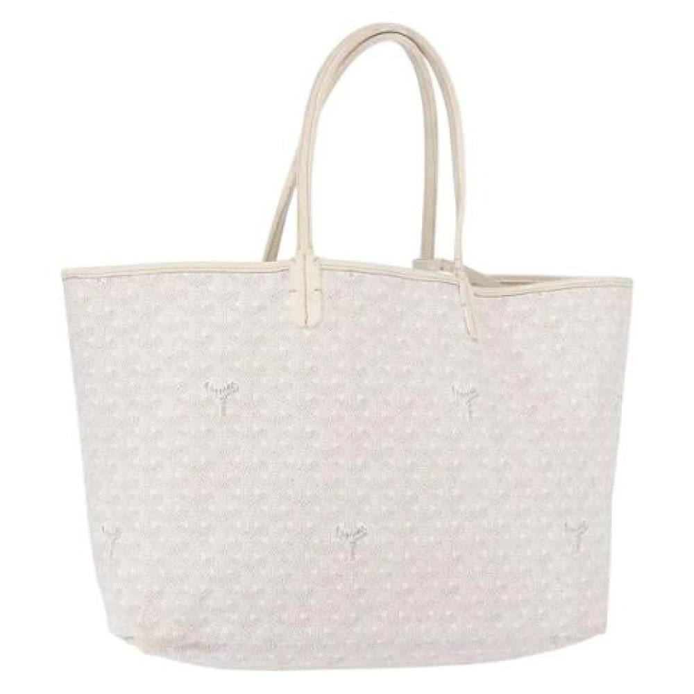 Goyard Vintage Pre-owned Saint Louis Tote - Vintage - Dame - Hvid - ONE SIZE - Læder