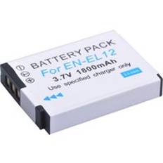 Sv -el12 en el12 batteri för nikon coolpix s610 s620 s630 s710 s1000pj p300 p310 s6200 s6300 s9500 s9900 s9700 aw120 aw110 s70. - 1 batteri