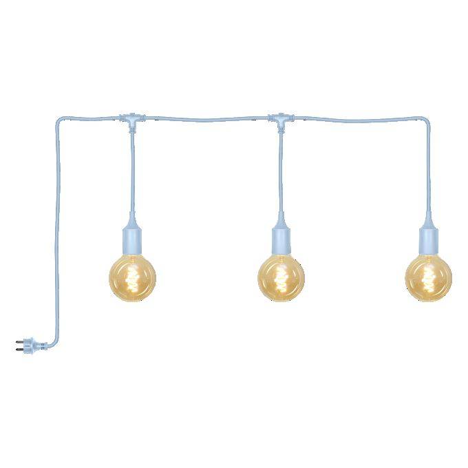 OSRAMENDURA Decor Portable Pendant 7m 3X4W 820 E27 blå