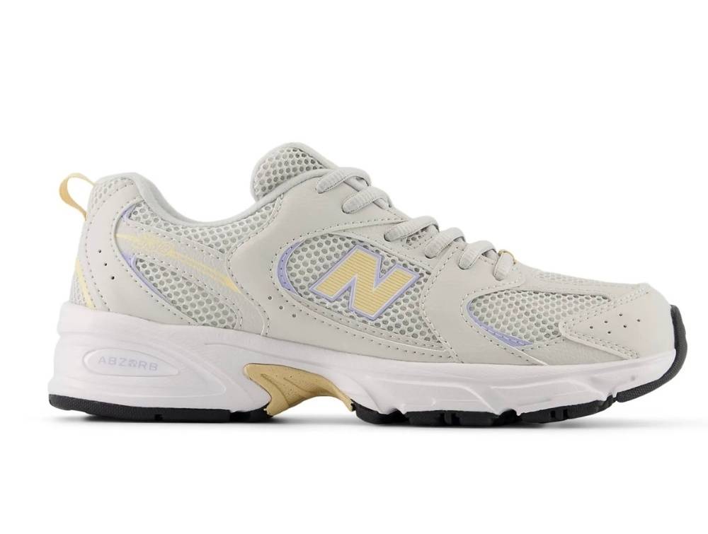 New Balance 530 Sneaker Grey Matter Med Snørebånd Og Mesh - Str. 38.5