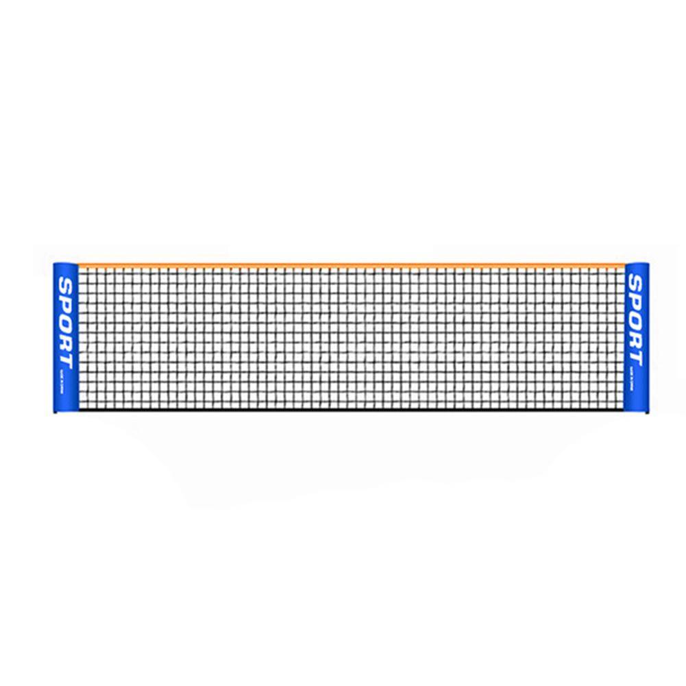 Spel netto bärbar badminton nät enkel installation hållbar nylon polyester volleyboll nät för tennis pickleball träning utomhus spor - 4.1m