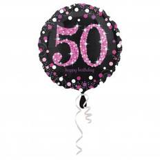 50 folie balloner sparkling pink