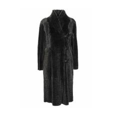 Emporio Armani, Jacka, Dam, M, Fuskpäls, Dubbelknäppt Pälsjacka - gray (M)