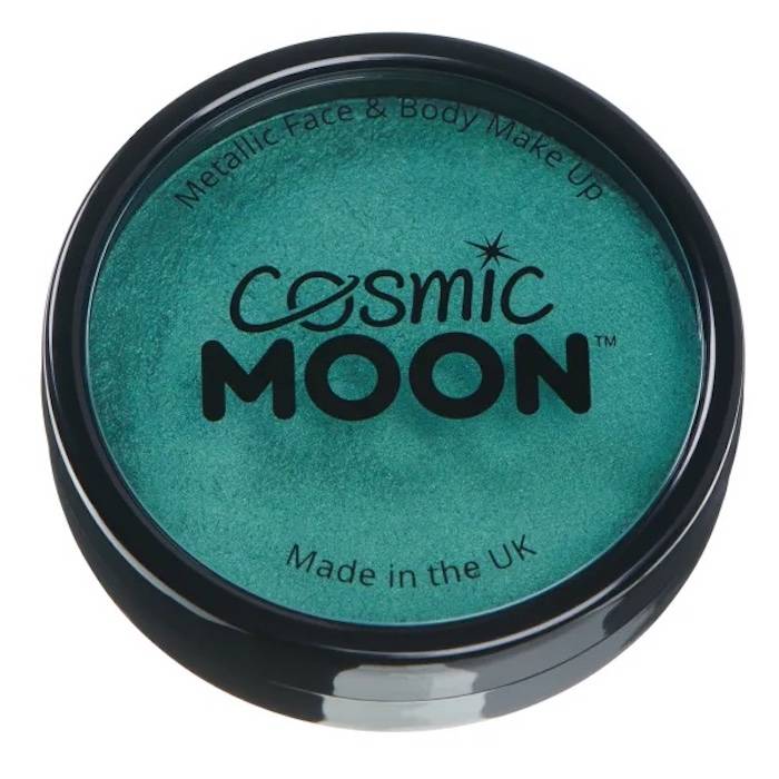 Metallic Ansigts Og Kropsmaling Grøn 26 g Moon Creations.