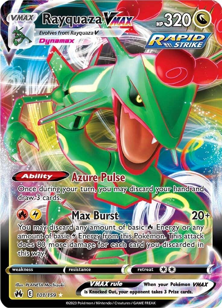 Rayquaza VMAX – 101/159 - SWSH Crown Zenith