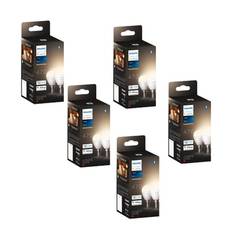 Philips Hue E14 LED-pære, krone, White, Zigbee + Bluetooth - 10 pak