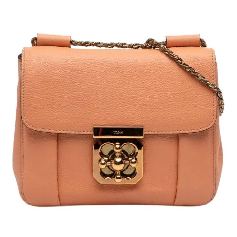 Chloé Pre-owned Pre-owned Elsie Crossbody Taske - Vintage - Dame - Orange - ONE SIZE - Uld