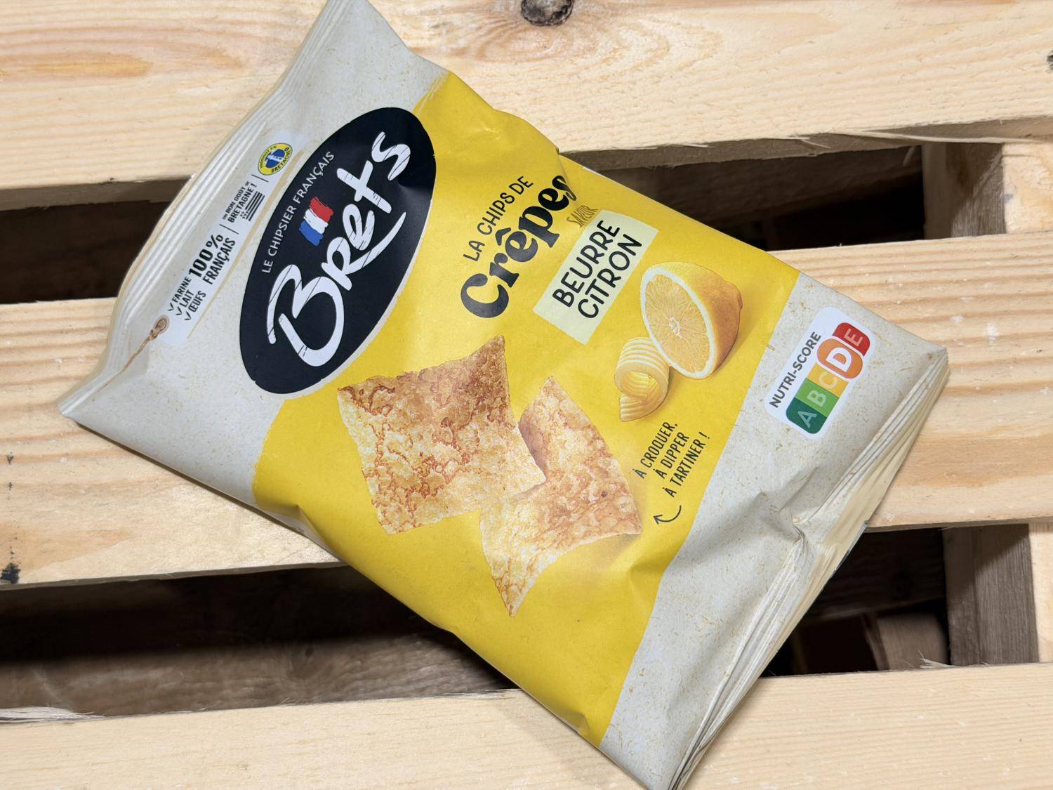 Brets Crepes Chips Smör & Citron (50 g)