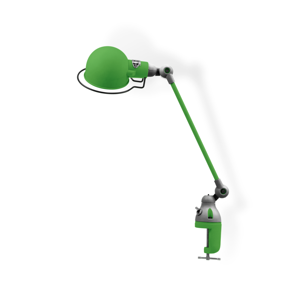 Signal SI312 bordlampe (m/klemme) fra Jieldé - Apple green / Blank/poleret