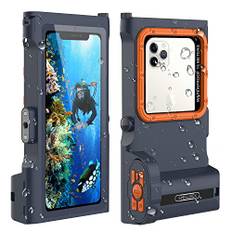 ShellBox wasserdichte Schutzhülle für Smartphone, Bluetooth, IPX8, wasserdicht, für iPhone 13, 12, 11 Pro Max, Samsung, Huawei, Google OnePlus Xiaomi Redmi Motorola LG