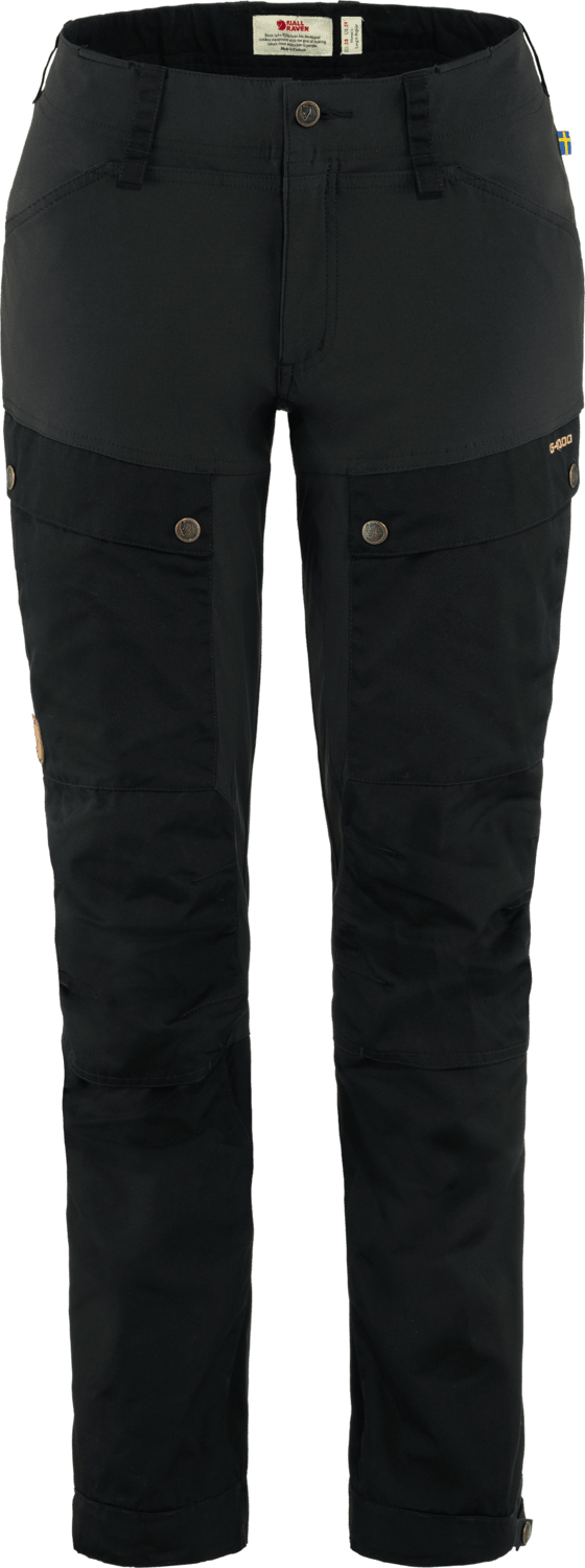 Fjällräven Women's Keb Trousers Curved Black, 36 Regular