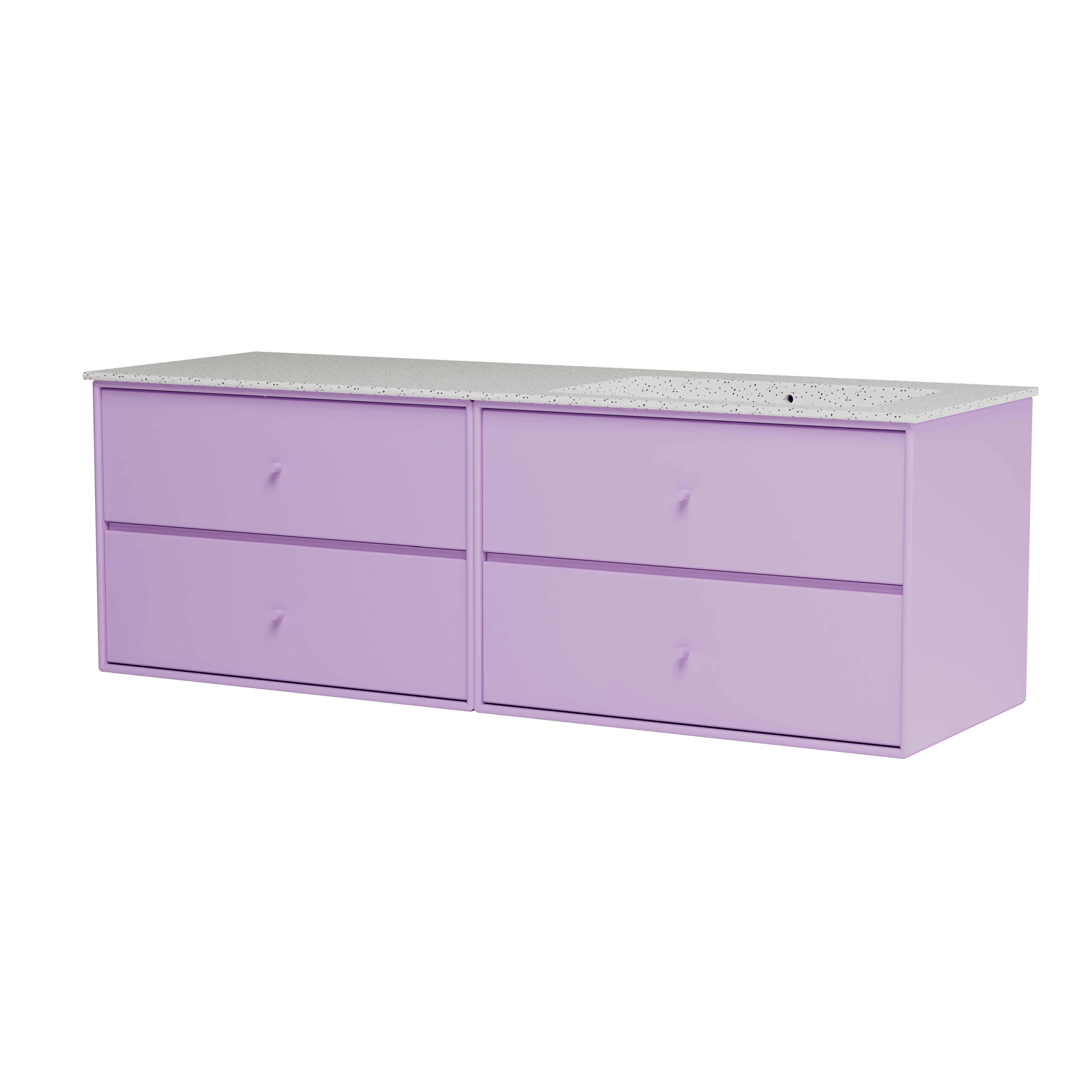 Montana Basin SU2402 – badmodul med vask, 141 cm Iris - Jacobsen Plus