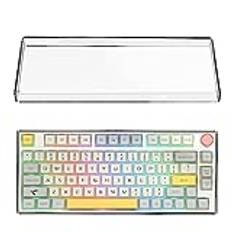 Geekria 75 % klart akryltangentbord dammskydd för 84 tangenter trådlöst tangentbord, kompatibel med EPOMAKER TH80 Mechanical, Glorious Gaming - GMMK PRO-tangentbord