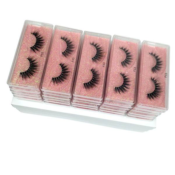 wholesale 3d mink false eyelashes 10 style fluffy wispy fake lashes natural long makeup Eye lash extension in bulk