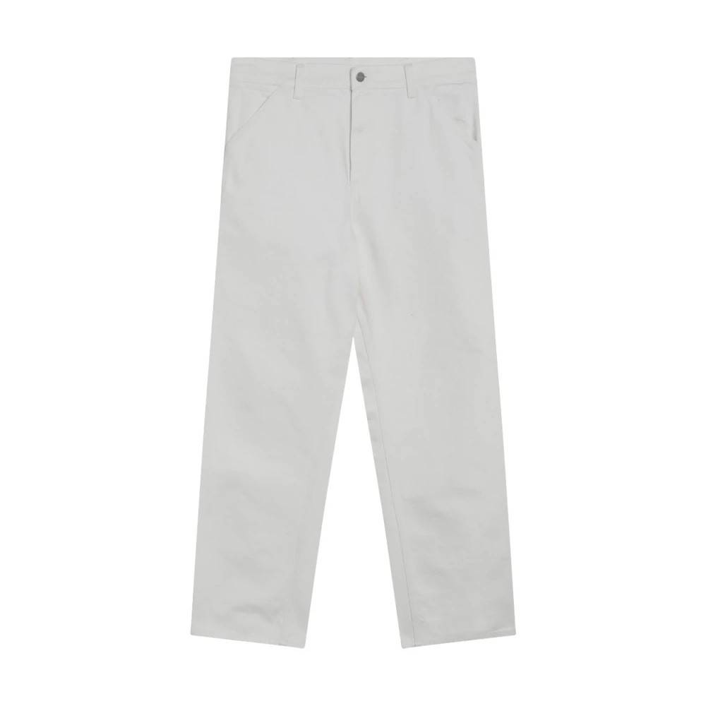 Carhartt Wip Single Knee Pant - Bukser - Herre - Hvid - W31 -