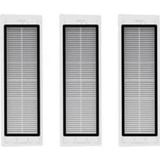 3 st tvättbart hepa-filter för xiaomi mijia 1 2 1s / roborock s5 s6 max pure maxv s50 byte av delar till robotdammsugare