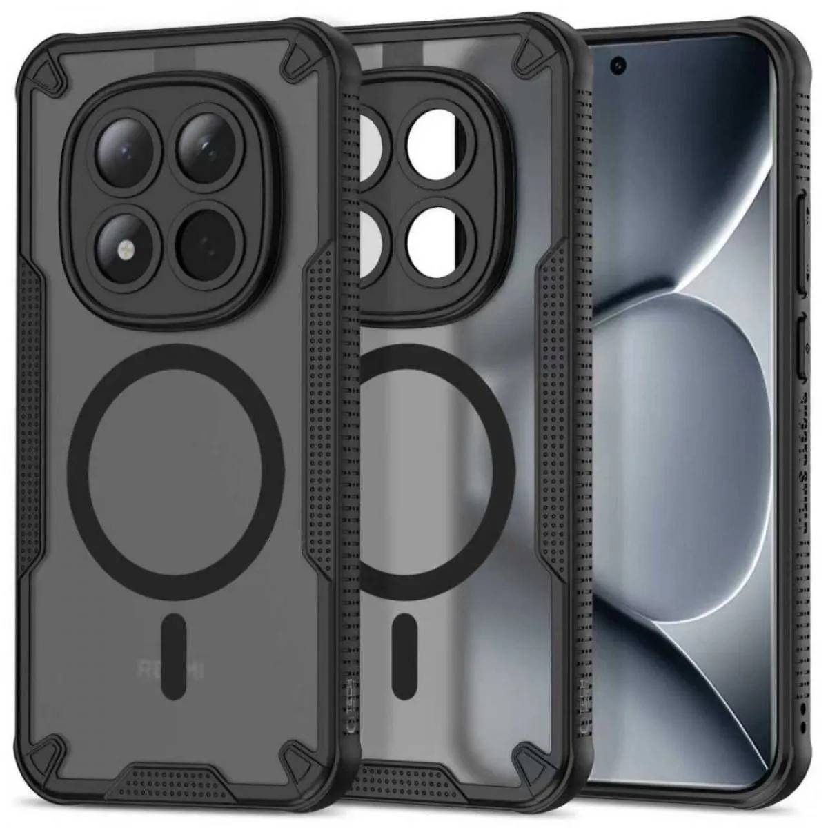 Tech-Protect Xiaomi Redmi Note 15 Pro+ 5G Skal Rugged Shield MagSafe Svart
