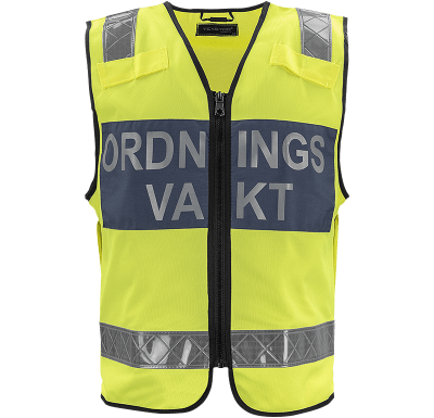 Texstar OV05 Ordningsvakt Reflexväst (Storlek: XS) (XS)