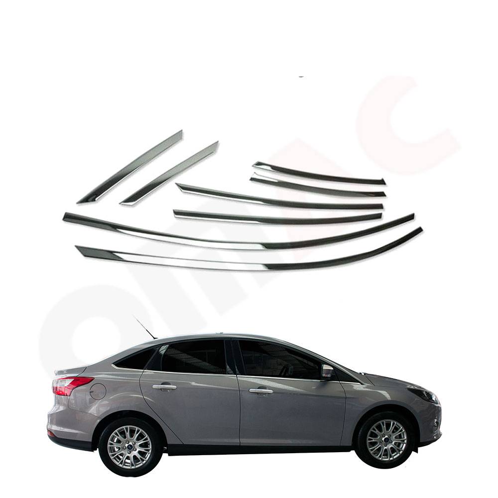 RUDELISTER KROM - Ford Focus III Sedan 2011-> - ANTAL 8 STK