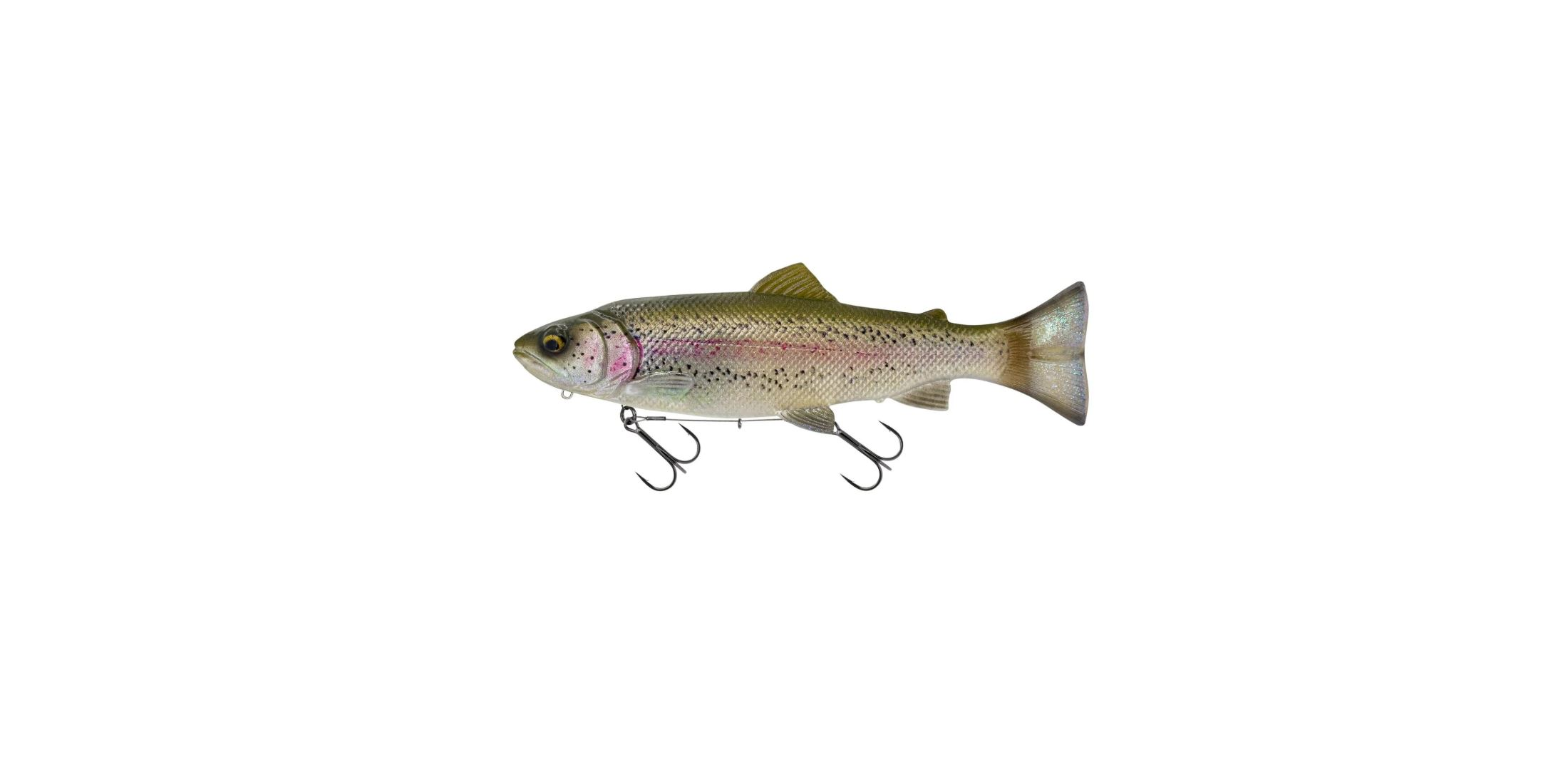 Savage Gear Line Thru Pulsetail Trout 16CM 51G SS Clear Rainbow.