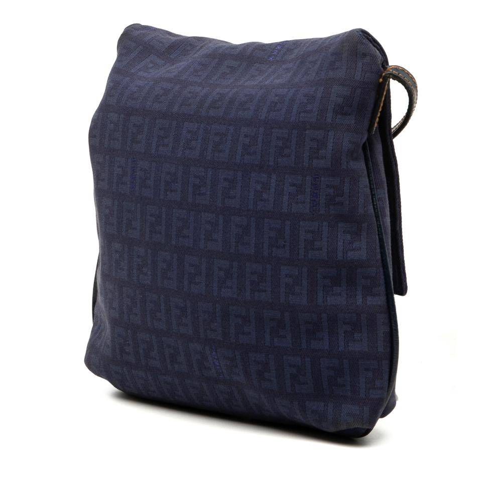 Fendi Vintage Crossbody Bag Stl.  - Navy (L 23cm x W 22cm x D 3cm)