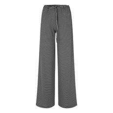 Nørgaard Paa Strøget bukser - NPS Nova Stripe black/ecru