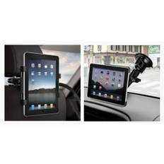 2 in 1 Multi-functional Windshield Suction Mount & Car Back Seat Headrest Mount Holder for iPad 3 4 For Samsung Galaxy Note 10.1 N8000