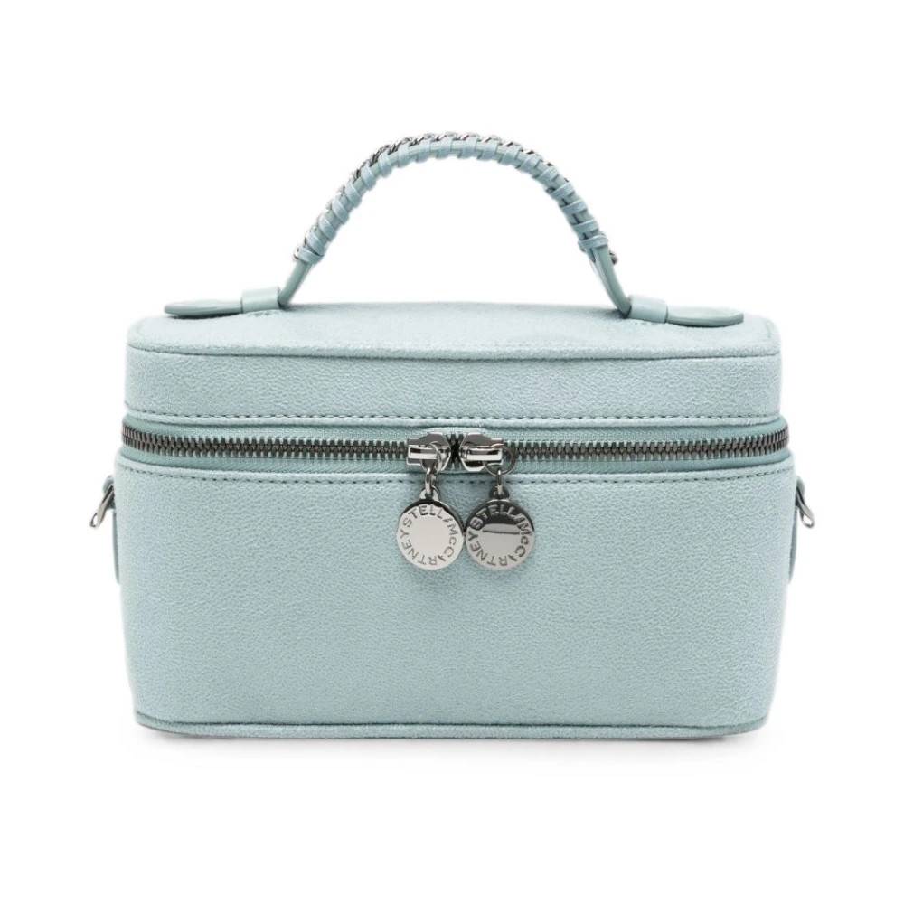 Stella McCartney Falabella Skuldertaske - Tasker - Dame - Blå - ONE SIZE - Uld