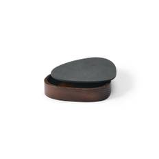 LIND DNA - Wood Box Curve / Lid - Anthracite - S: 12,5x14cm - Træ