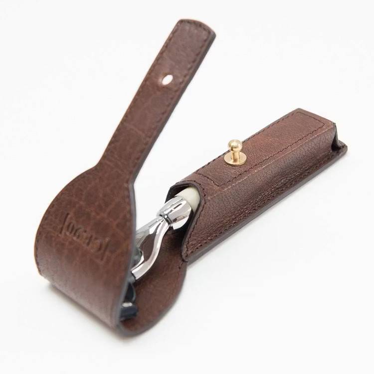 Captain Fawcett Handcrafted Leather Razor Case