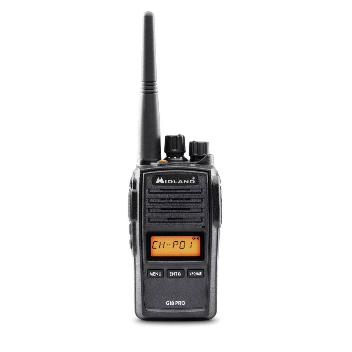 Midland G18 PRO PMR446 bärbar komradio