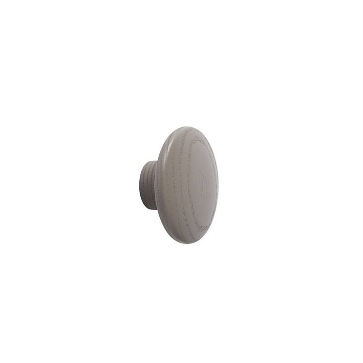 Muuto the Dots Wood Knager Taupe Ø6.5 cm