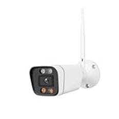 4MP IP-kamera Wifi Utomhusövervakningskamera Hemsäkerhetsskydd CCTV WiFi Kamera Fullfärg Night Vision Vattentät kamera(U/K,4MP Add 32GB Card)