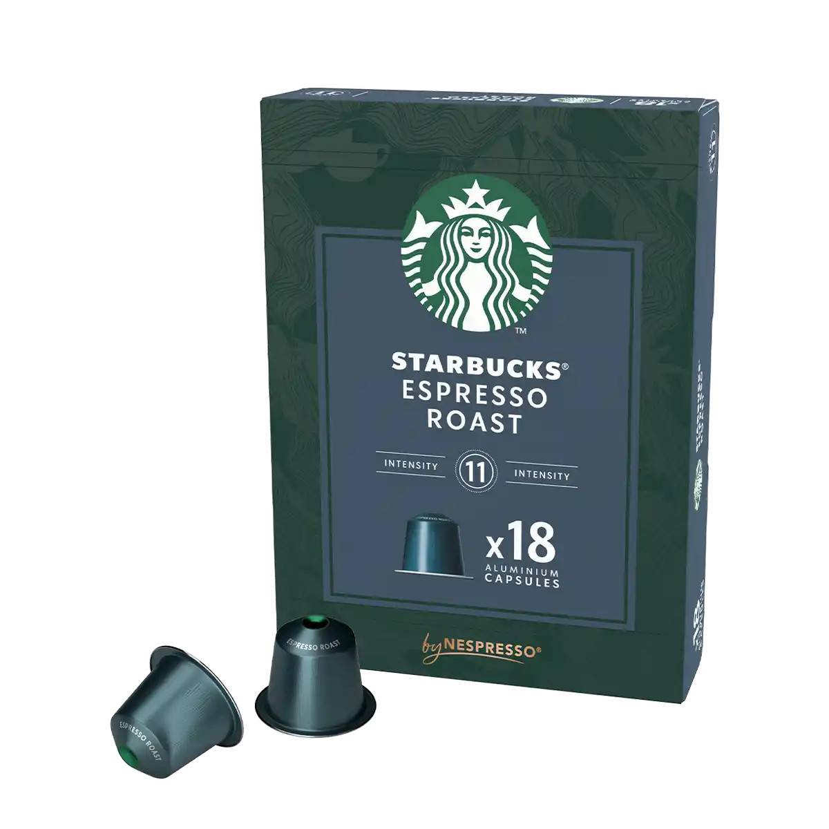 Starbucks | Espresso Roast - 18 kapslar Starbucks® by Nespresso®
