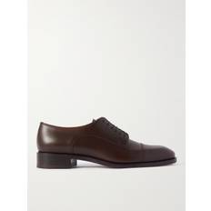 Christian Louboutin - Cortomale Leather Derby Shoes - Men - Brown - EU 45