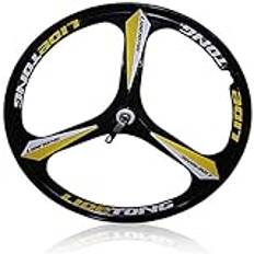 Mountain MTB cykelhjulsset L&WB 66 tum hjul hjul framcykel hjulset, 3-ekrar mountainbike integrerat bakhjul set skivbroms magnesium legering hjulset, blå