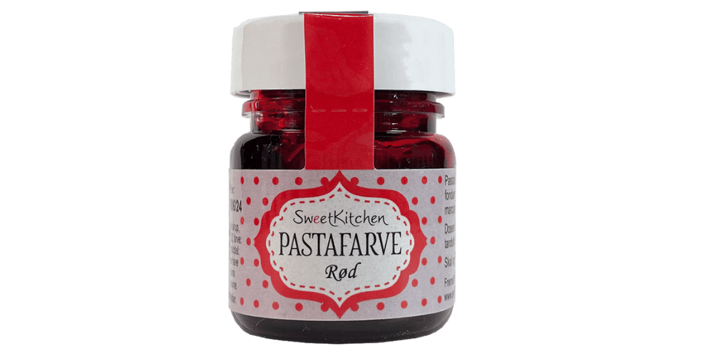 Pastafarve Rød 25 g