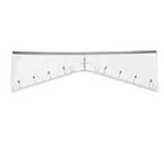 Eyebrow Ruler, 100 PCS Engångsögonbrynslinister, V -formad Självhäftande ögonbryn Mikroblading Ruler Guide For Makeup Tool, Eyebrow Stencil Kit For Women Measuring Tool